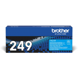 Brother toner, 4.000 pagina's, OEM TN-249C, cyaan