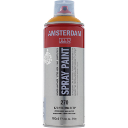 Amsterdam acrylspray 400 ml, donker azogeel
