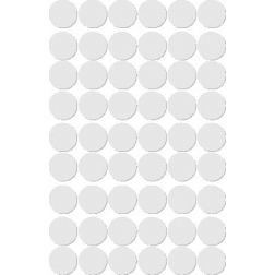 Apli ronde etiketten in etui diameter 13 mm, wit, 210 stuks, 35 per blad (2661)