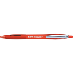 Bic balpen Atlantis Soft 1 mm, rood