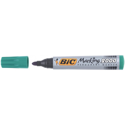 Bic permanent marker 2000-2300 groen, schrijfbreedte 1,7 mm, ronde punt