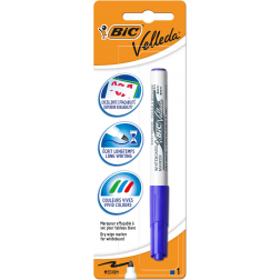 Bic Velleda whiteboardmarker 1741, blauw, op blister