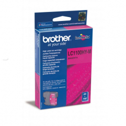 Brother inktcartridge, 750 pagina's, OEM LC-1100HYM, magenta