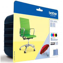 Brother inktcartridge, 2.400 pagina's, OEM LC-229XLVAL, 4 kleuren