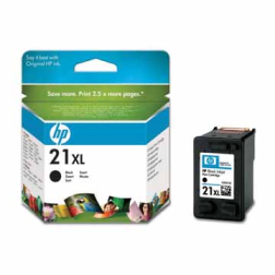 HP inktcartridge 21XL, 475 pagina's, OEM C9351CE, zwart