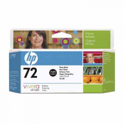 HP inktcartridge 72, 130 ml, OEM C9370A, zwart foto