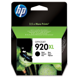 HP inktcartridge 920XL, 1.200 pagina's, OEM CD975AE, zwart