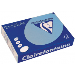 Clairefontaine Trophée Intens, gekleurd papier, A3, 80 g, 500 vel, koningsblauw