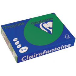 Clairefontaine Trophée Intens, gekleurd papier, A4, 80 g, 500 vel, dennegroen