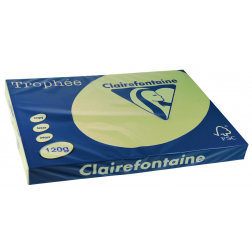 Clairefontaine Trophée Pastel, gekleurd papier, A3, 120 g, 250 vel, golfgroen