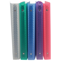 Class'ex ringmap, 23 ringen van 20 mm, geassorteerde transparante kleuren