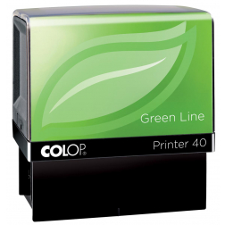 Colop stempel Green Line Printer Printer 40, max. 6 regels, voor Nederland, ft. 23 x 59 mm