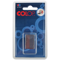 Colop stempelkussen tweekleurig (blauw/rood), voor stempel S160L, blister van 2 stuks