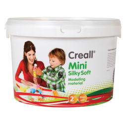 Creall boetseerpasta, pot van 1,35 kg met 8 geassorteerde kleuren