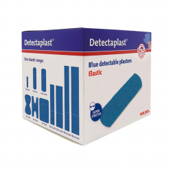 Detectaplast Elastic textielpleister, ft 19 x 72 mm, pak van 100 stuks