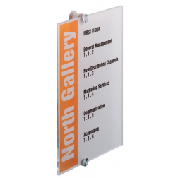 Durable deurnaamhouder Crystal Sign ft 21 x 29,7 cm (A4)
