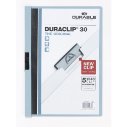 Durable klemmap Duraclip Original 30 blauw