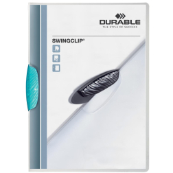 Durable klemmap Swingclip transparant lichtblauw