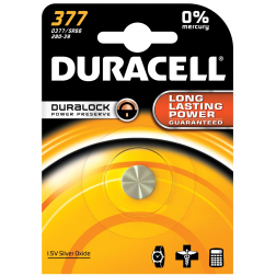 Duracell knoopcel Duralock 377, op blister