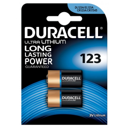 Duracell Ultra Lithium 123, blister van 2 stuks