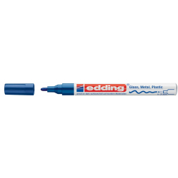 Edding glanslakmarker e-751 CR blauw