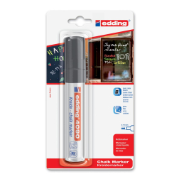 Edding Krijtmarker e-4090 zwart (op blister)