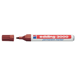 Edding permanent marker 3000 bruin