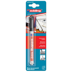 Edding permanent marker 400 zwart, op blister