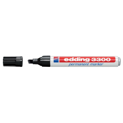 Edding permanent marker e-3300 zwart (op blister)