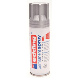 Edding permanent spray 5200, 200 ml, zilver mat