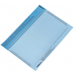 Elba ruiterstrook type 9, vel met 31 etiketten, blauw