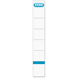 Elba rugetiketten, ft 19x3,4 cm, wit 10 st