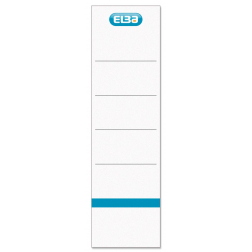 Elba rugetiketten, ft 19x5,9 cm, wit 10 st