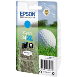 Epson inktcartridge 34XL, 950 pagina's, OEM C13T34724010, cyaan