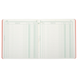 Exacompta ontvangsten en uitgaven, ft 21 x 19 cm, franstalig