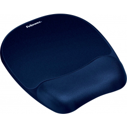 Fellowes muismat met polssteun Memory Foam saffier