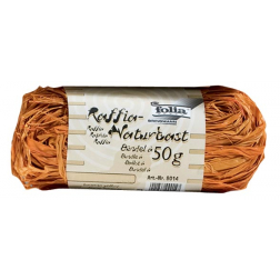 Folia raffia oranje