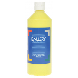 Gallery plakkaatverf, flacon van 500 ml, lichtgeel