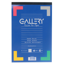 Gallery schrijfblok, ft A4, geruit 5 mm, blok van 100 vel