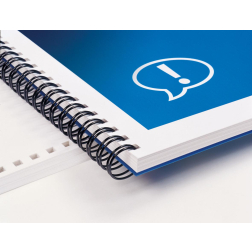 GBC draadruggen WireBind rug 8 mm, capaciteit: 45 blad, wit