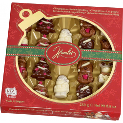 Hamlet chocolade kerstfiguurtjes, doos van 195 g