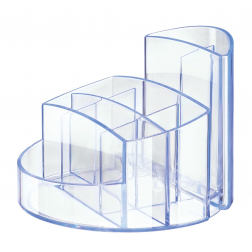 Han Bureaustandaard Rondo blauw transparant