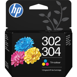 HP inktcartridge 302/304, 100 pagina's, OEM B7RT6AE, 3 kleuren