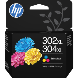 HP inktcartridge 302/304 XL, 300 pagina's, OEM B7RT8AE, 3 kleuren