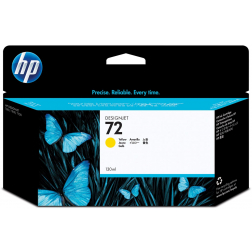 HP inktcartridge 72, 130 ml, OEM C9373A, geel