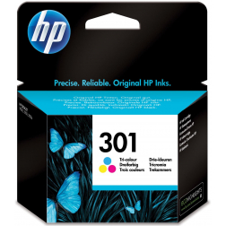 HP inktcartridge 301, 165 pagina's, OEM CH562EE, 3 kleuren