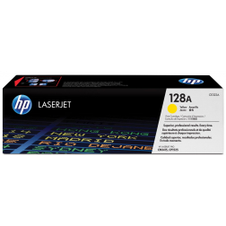 HP toner 128A, 1 300 pagina's, OEM CE322A, geel