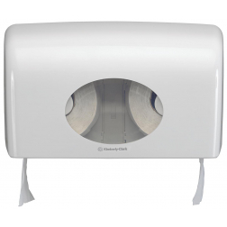 Kimberly Clark toiletpapierdispenser Aquarius, voor kleine rollen, wit