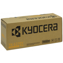 Kyocera toner TK-5270, 6.000 pagina's, OEM 1T02TVANL0, geel