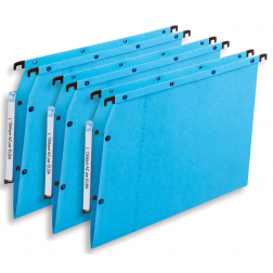 L'oblique hangmappen voor kasten AZV V-bodem, blauw